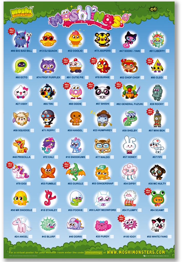 moshling names series 1